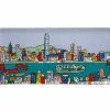 Megan McKean Cities Rectangle Plate 25x12cm Hong Kong Gift Boxed