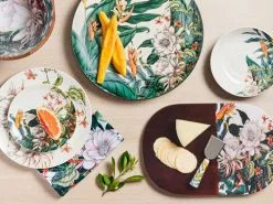 The Blck Pen Night Garden Coupe Side Plate 19cm Flower -Tea & Coffee Sales maxwell williams night garden group 01 800x600 2