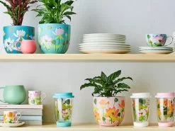 Royal Botanic Gardens Victoria Lotus Double Wall Glass Mug 380ML Mint Gift Boxed -Tea & Coffee Sales maxwell williams rbgv lotus 03 sep28 2 1