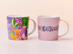 Kasey Rainbow Be Fierce Mug Set Of 2 380ML Courageous Gift Boxed -Tea & Coffee Sales ss22 website maxwell williams kaseyrainbow befierce mugs courageous