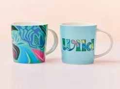 Kasey Rainbow Be Fierce Mug Set Of 2 380ML Wild Gift Boxed -Tea & Coffee Sales ss22 website maxwell williams kaseyrainbow befierce mugs wild